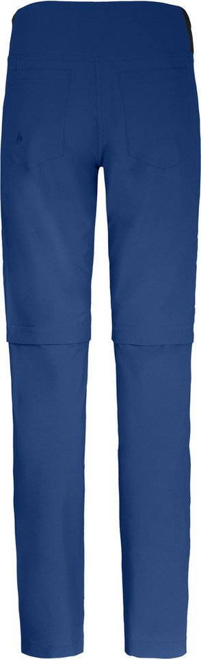 Bergson Outdoorhose AALBORG Vario Zipp-Off (slim) Damen Wanderhose, recycelt, elastisch, sportlich, Normalgrößen, blau Bild 2