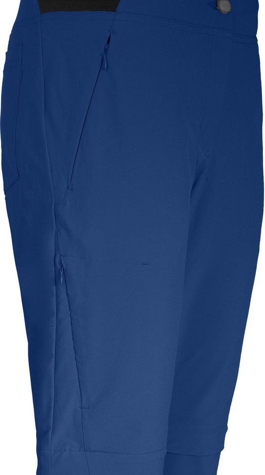 Bergson Outdoorhose AALBORG Vario Zipp-Off (slim) Damen Wanderhose, recycelt, elastisch, sportlich, Normalgrößen, blau Bild 5