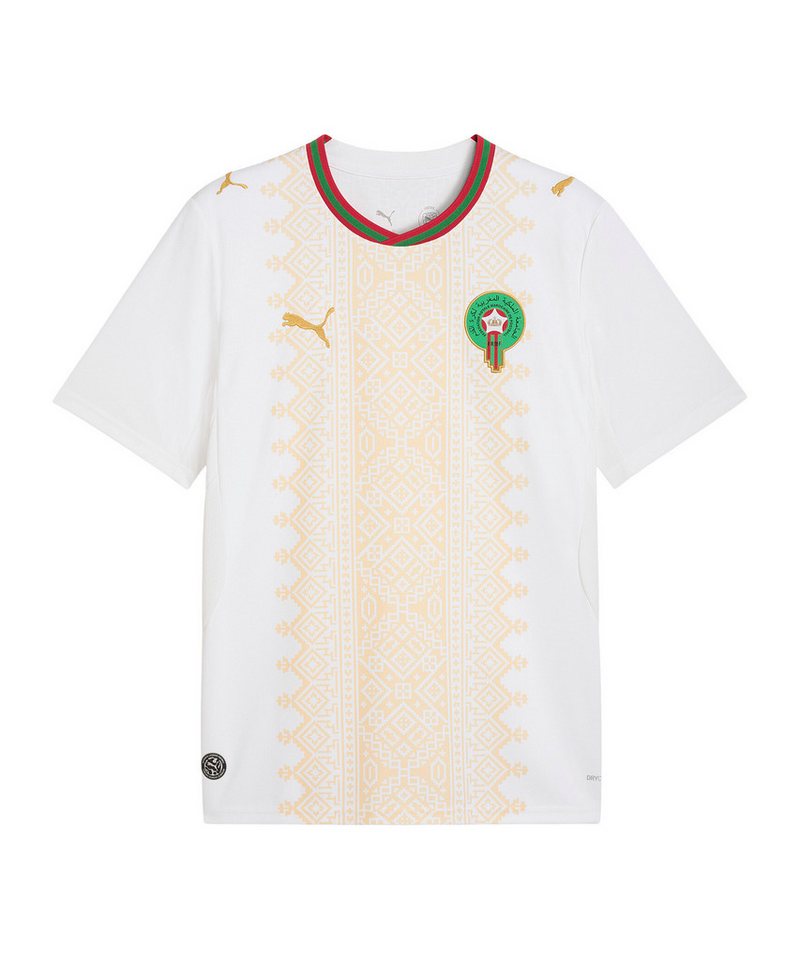 PUMA Fußballtrikot PUMA FRMF Marokko Trikot Away WM 2026 Weiß Weltmeisterschaft