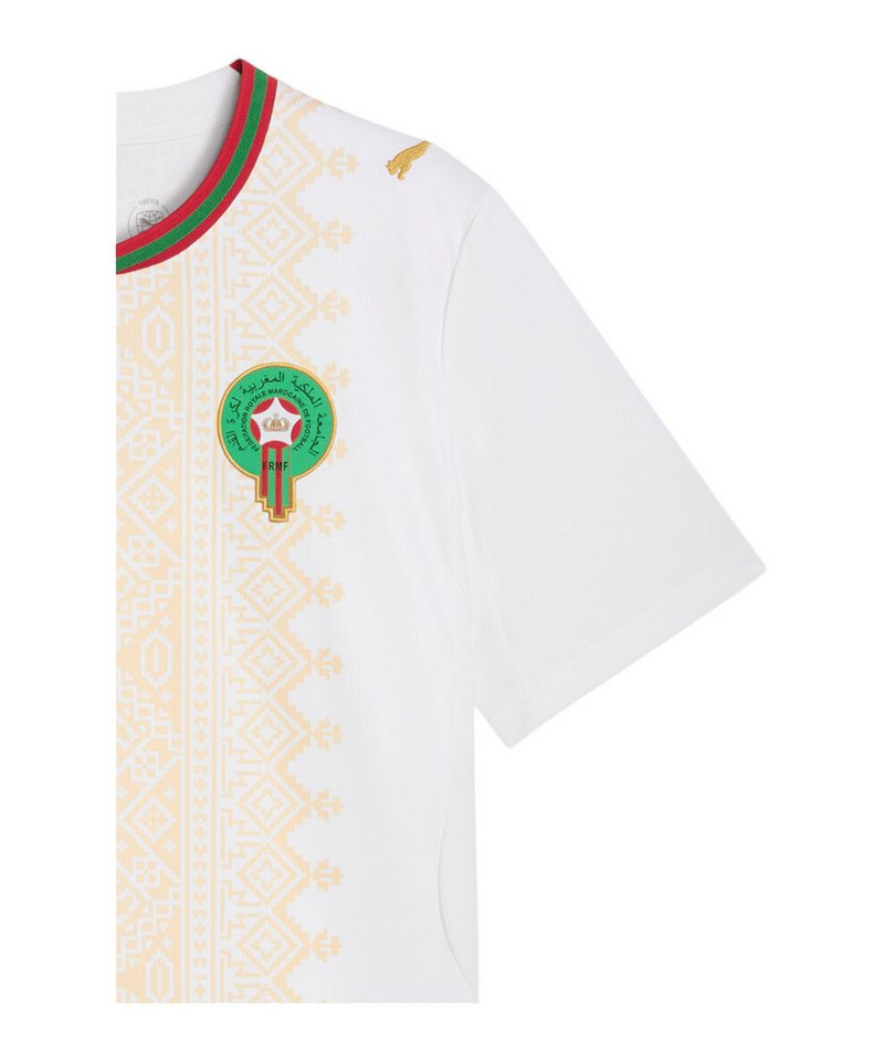 PUMA Fußballtrikot PUMA FRMF Marokko Trikot Away WM 2026 Weiß Weltmeisterschaft Bild 3