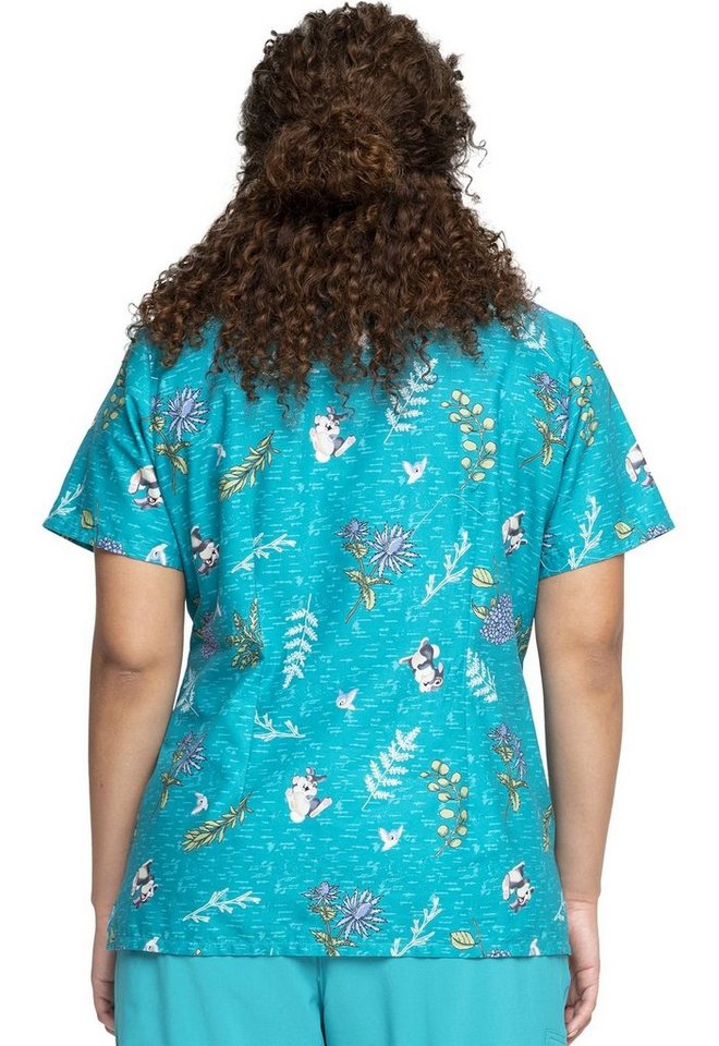 Cherokee Funktionsbluse Bunt bedruckter Damen Kasack "Bambi" Kasack mit Motiv Bild 4