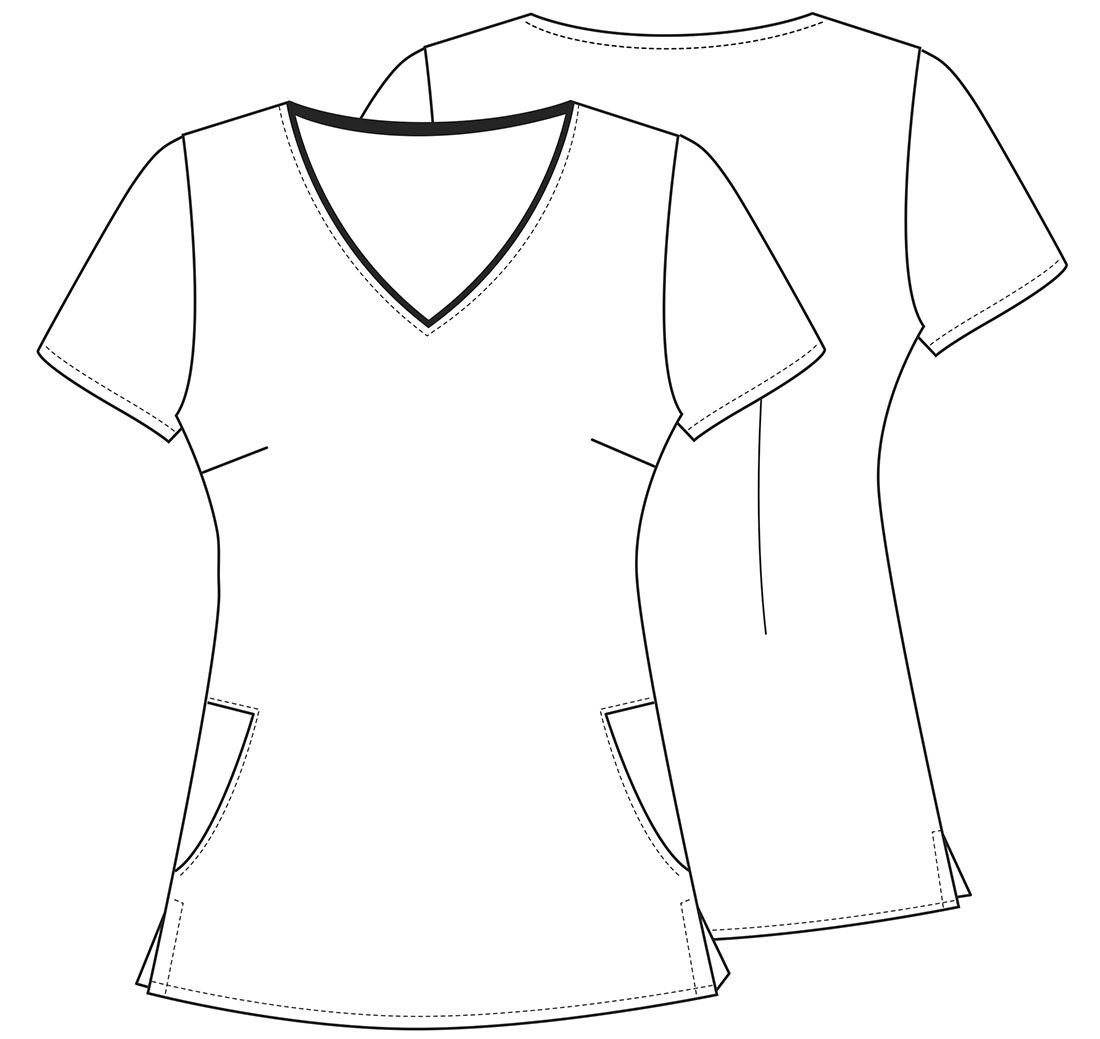 Cherokee Funktionsbluse Bunt bedruckter Damen Kasack "Bambi" Kasack mit Motiv Bild 5