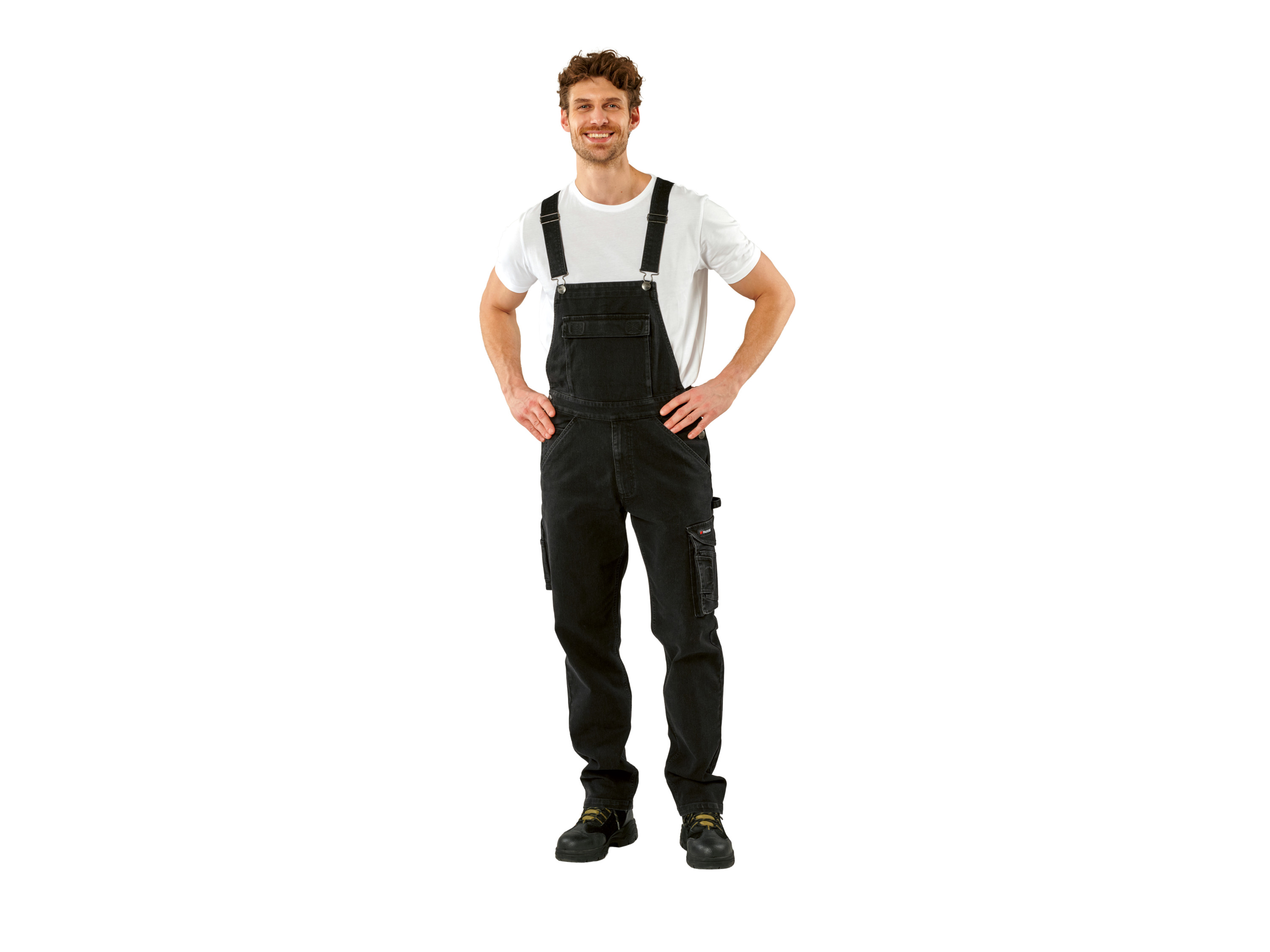 PARKSIDE® Herren Arbeitslatzhose »Fan Edition« (schwarz, XL (56/58)) Bild 3