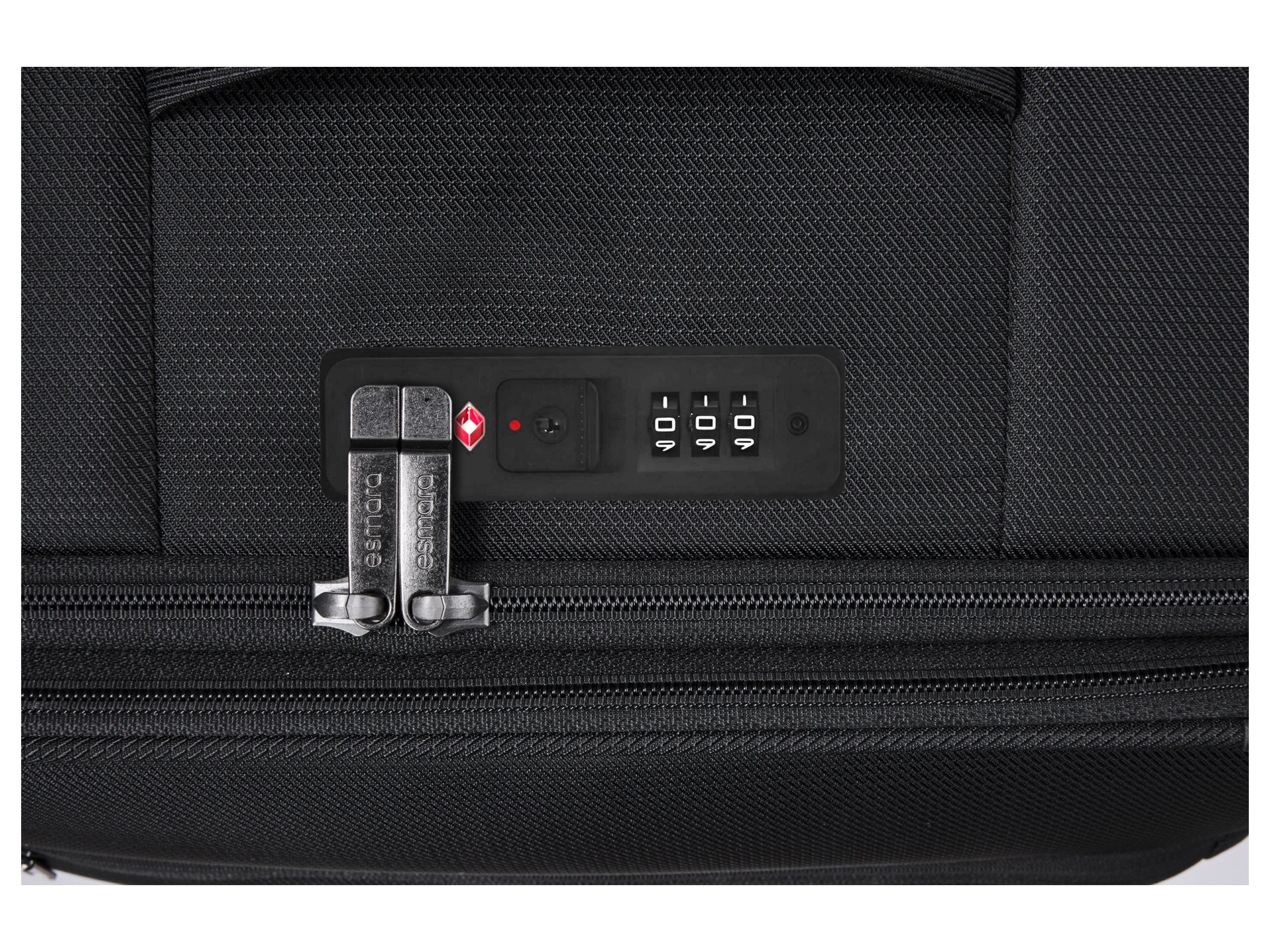 ESMARA® Trolley-Reisekoffer, schwarz, 96/108 L
