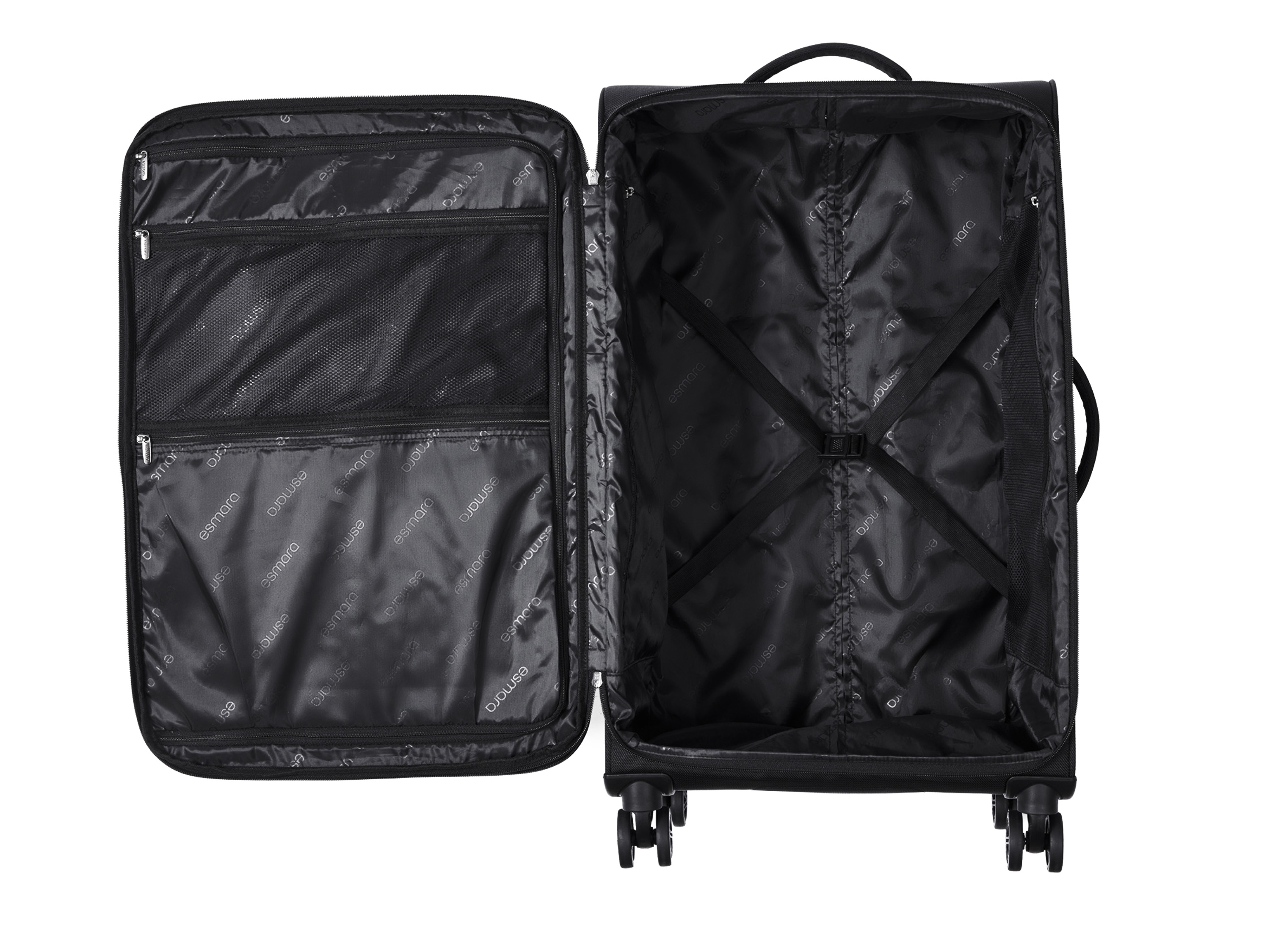 ESMARA® Trolley-Reisekoffer, schwarz, 96/108 L Bild 2