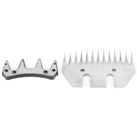 Schafschermesser Aus Hochhartem Edelstahl, Ersatzmesser (13 Gerade Zähne + Schwenkbares Messer)