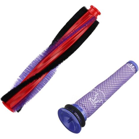 Ersatzbürsten-set Für Dyson Staubsauger V6/dc59/dc62/sv03 (1 X 185 Mm Bürstenwalze Und 1 X Hepa-filter)