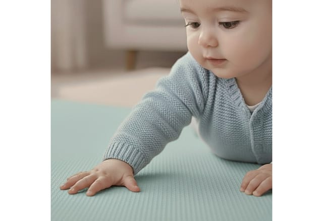 LittleTom Spiel- & Krabbelmatte 9 Teile 30 x 30 cm Mintfarben