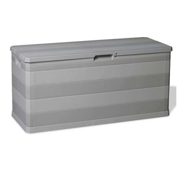 furnicato Gartenbox Grau 117×45×56 cm