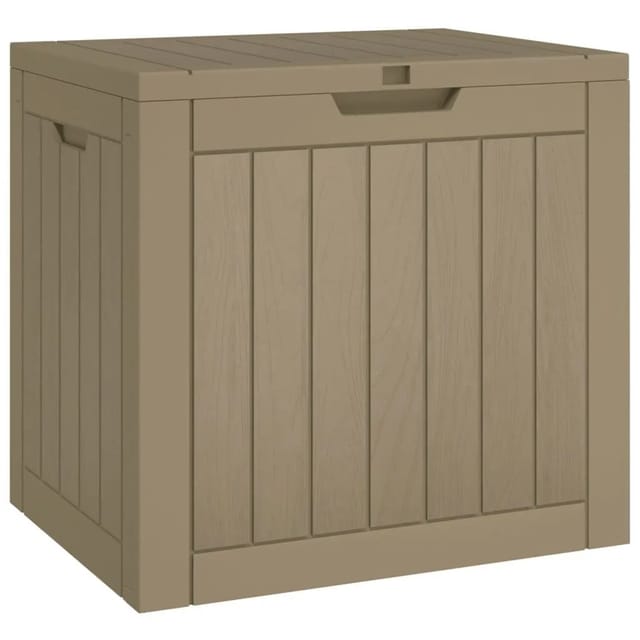 furnicato Gartenbox Grau 55,5x43x53 cm Polypropylen