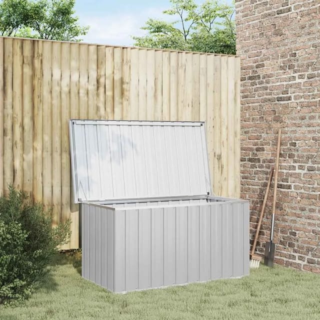 furnicato Gartenbox Grau 129x67x65 cm