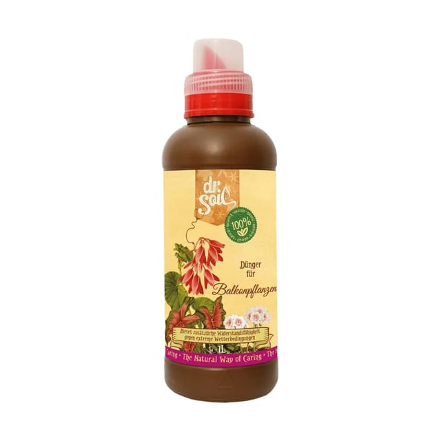 Dr.Soil Organischer Flussigdünger für Balkonpflanzen 1 Liter