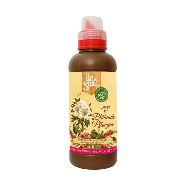 Dr.Soil Organischer Flussigdünger für Blühpflanzen 1 Liter