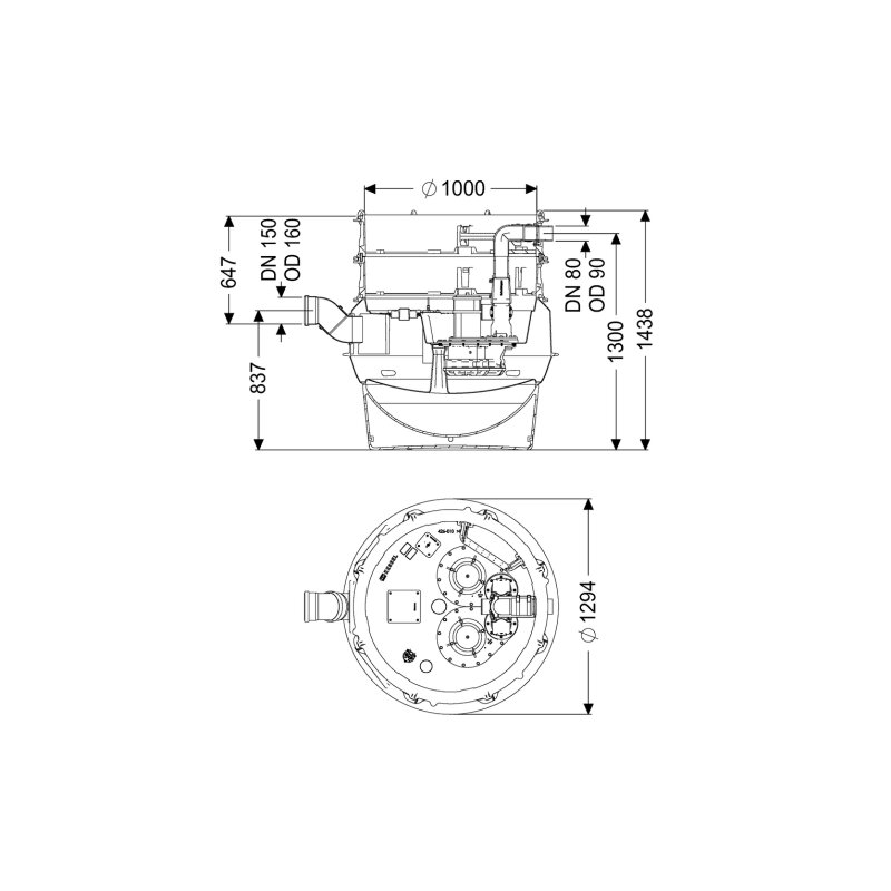 -pumpstation Aquapump Xl Duo, Spf 1400-s3