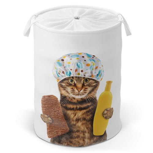 SANILO Wäschekorb Shower Cat