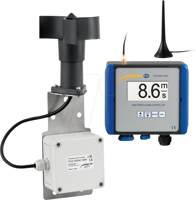 PCE Instruments Wind Warnanlage WSAC 50W 24