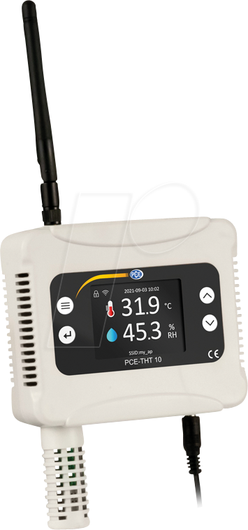 PCE Instruments WLAN Hygrometer mit Speicher THT 10