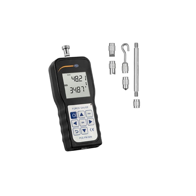 PCE Kraftmessgerät Dynamometer Zug und Druckkraft FM 50N PCE Instruments Kraftmessgerät Dynamometer Zug und Druckkraft FM 50N