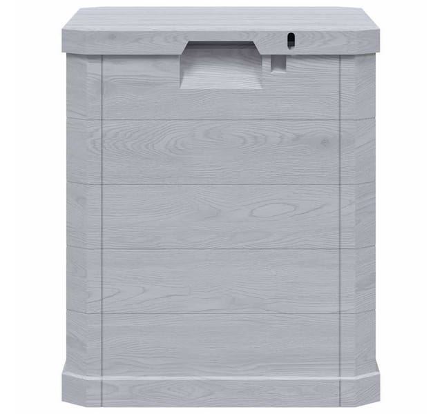 vidaXL Garten-Aufbewahrungsbox 90 L Hellgrau