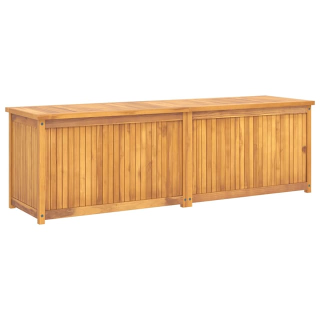 vidaXL Gartenbox Teak 175x50x55 cm Massivholz