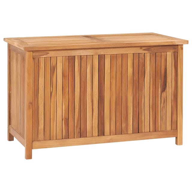 vidaXL Gartenbox Teak 90x50x58 cm Massivholz