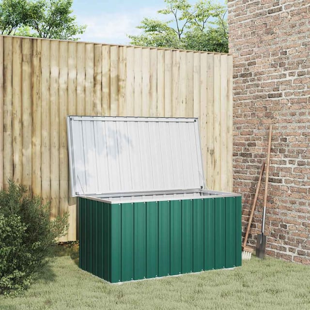 vidaXL Gartenbox Grün 129 x 67 x 65 cm