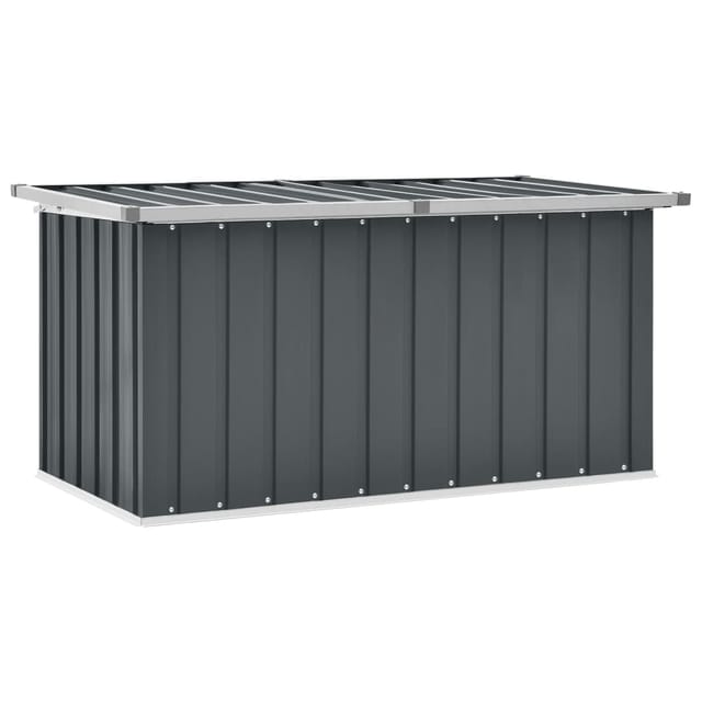 vidaXL Gartenbox Grau 129 x 67 x 65 cm