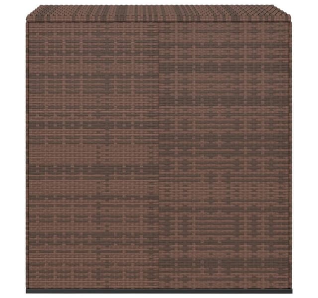 vidaXL Garten-Kissenbox PE Rattan 100x49x103,5 cm Braun