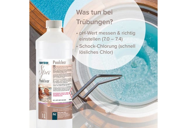 Bayzid Spa Poolclear Trübungsbeseitigung 1l