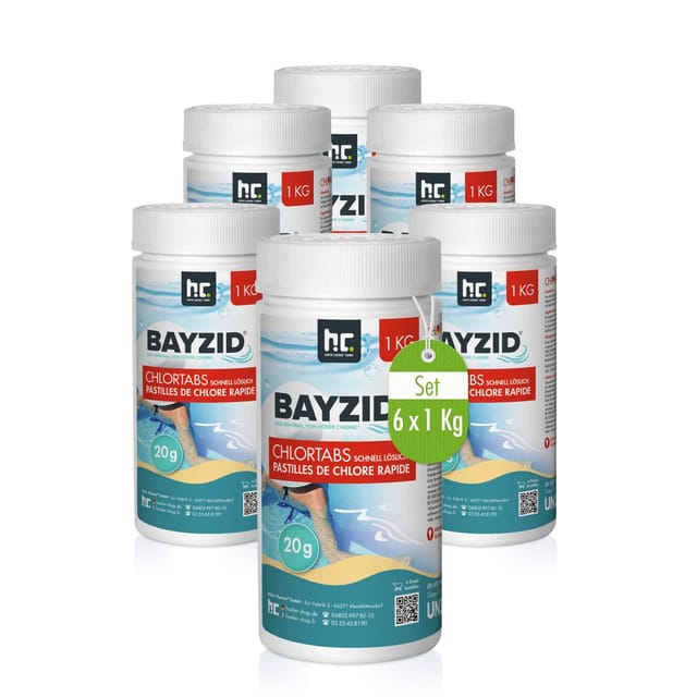 Bayzid Chlortabs 20g Schnell Löslich 6x 1kg