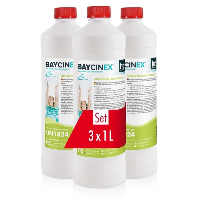 Baycinex Härtestabilisator zur Kalkvermeidung 3 x 1l