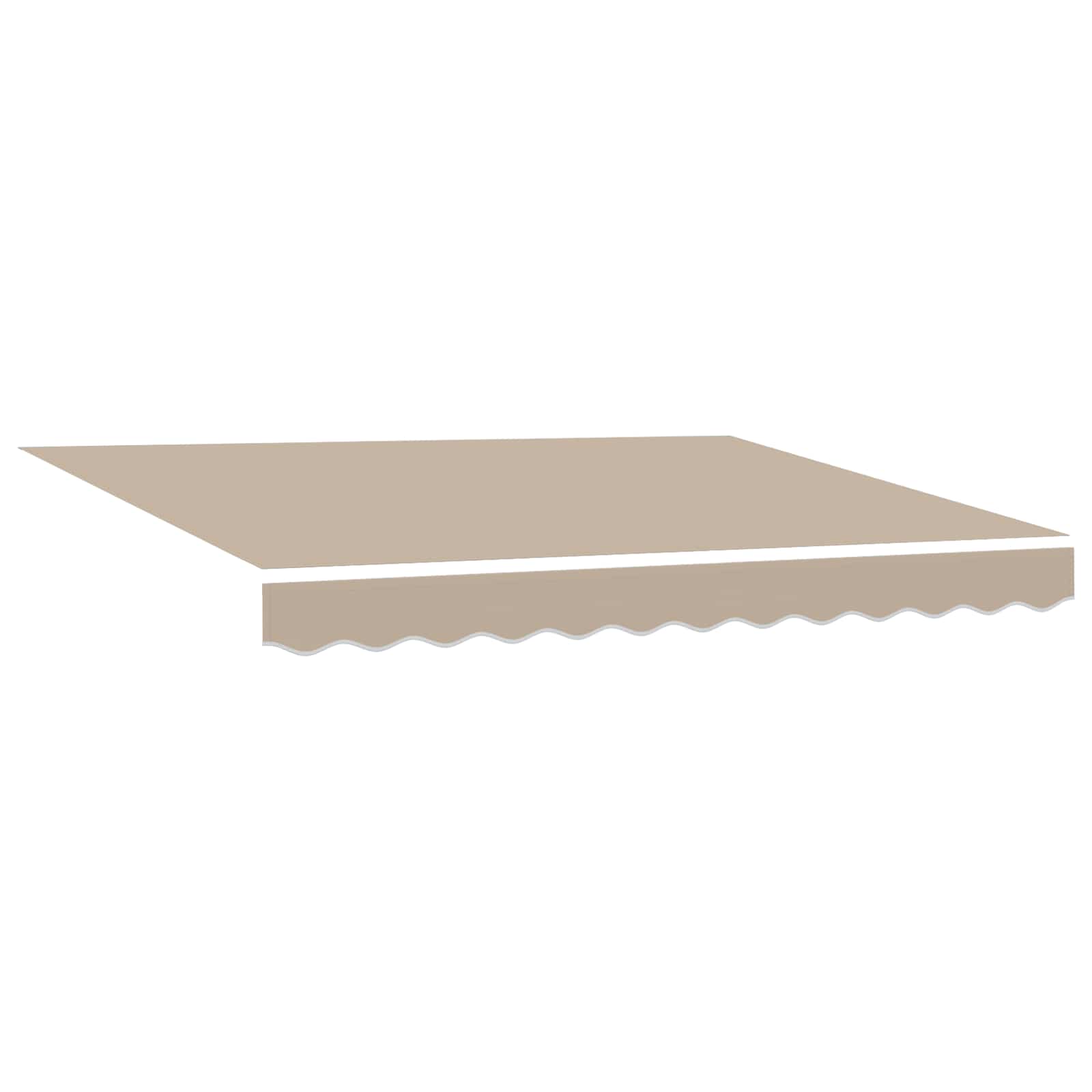 Maison Exclusive - Ausziehbare Markise Beige 350 X 200 Cm Stoff