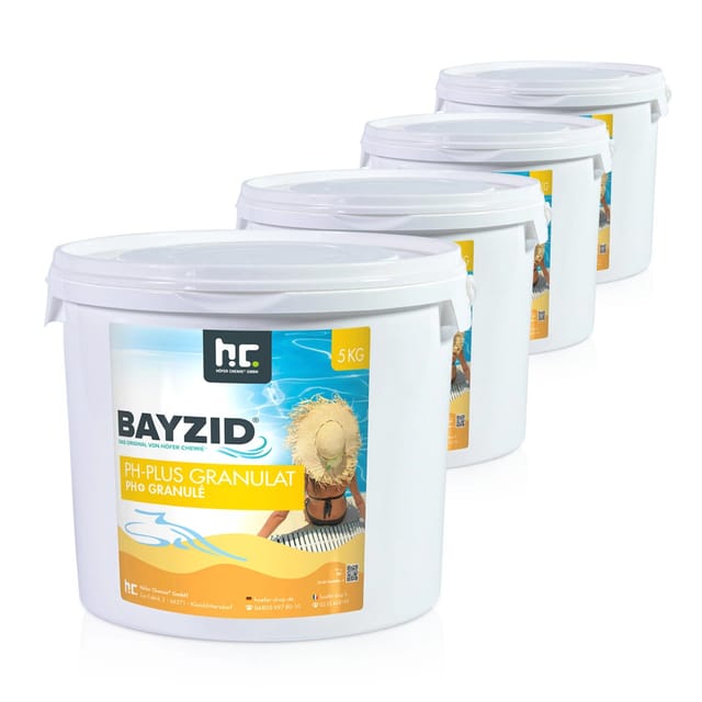 Bayzid pH Plus Granulat für den Pool 4 x 5kg
