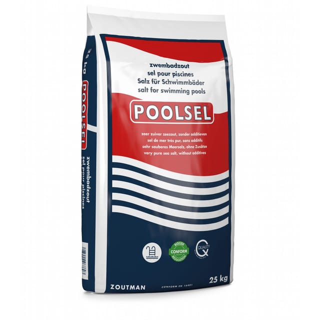 Zoutman Poolsel Meersalz für Salzwasserpools 25kg