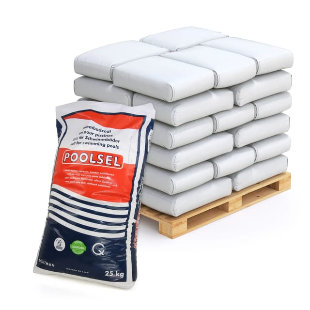Zoutman Poolsel Meersalz für Salzwasserpools 40 x 25kg
