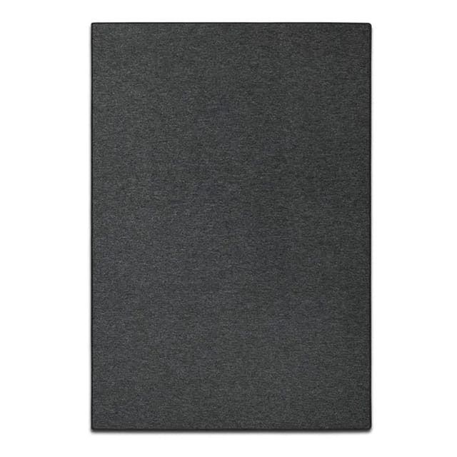 Karat Teppich London Flacher Schlingenflor Anthrazit 200 x 250 cm