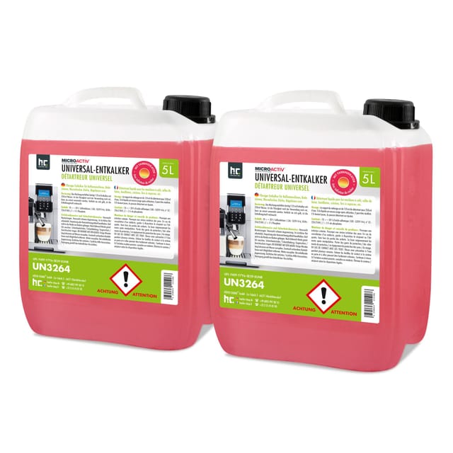 Microactiv Universal Entkalker mit Farbindikator 2 x 5l
