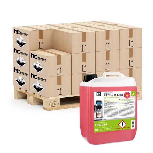 Microactiv Universal Entkalker mit Farbindikator 48 x 5l