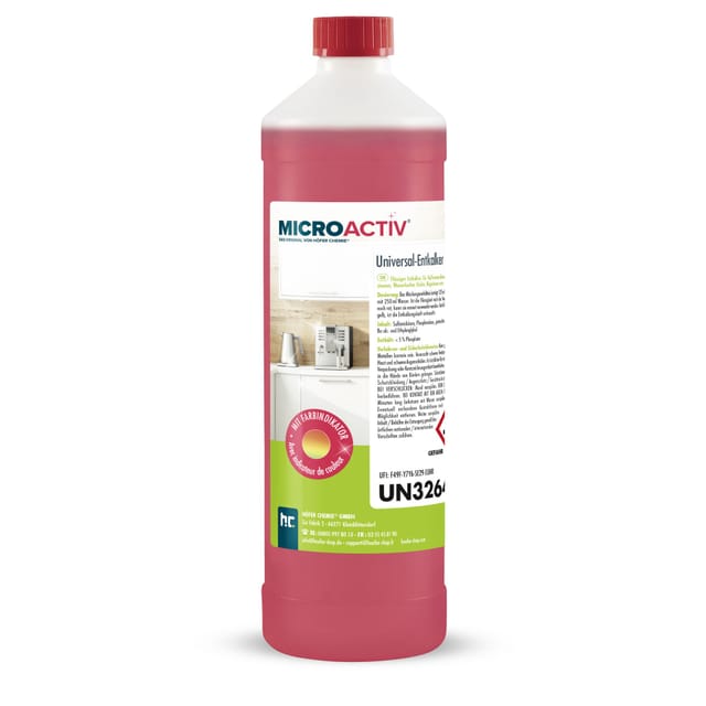 Microactiv Universal Entkalker mit Farbindikator 1l