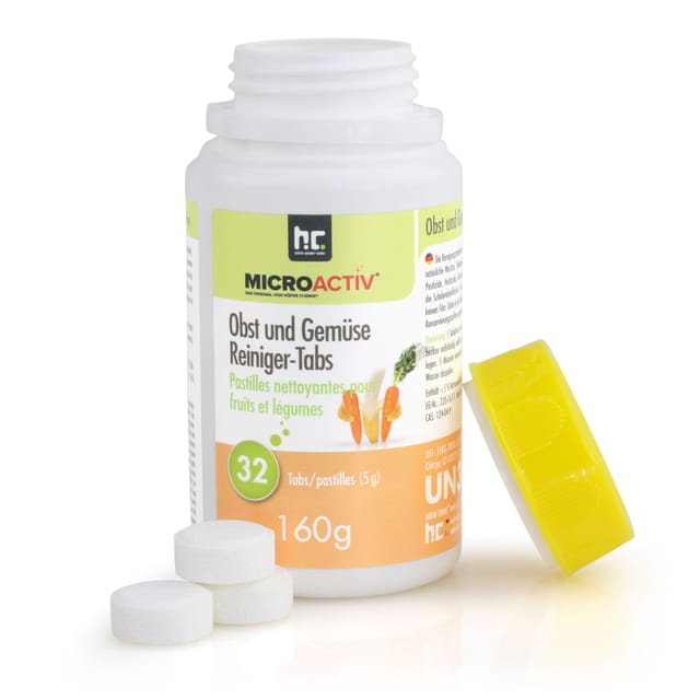 Microactiv 160g Obst & Gemüse Reiniger Tabs