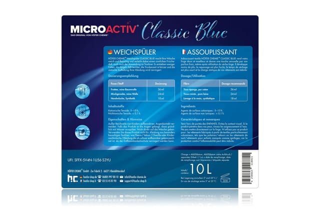 Microactiv Weichspüler Classic Blue 10l