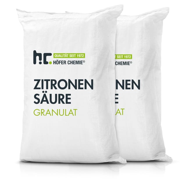 Höfer Chemie Zitronensäure Granulat 2 x 25kg