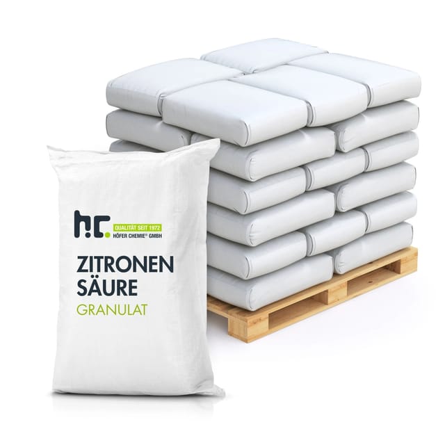 Höfer Chemie Zitronensäure Granulat 20 x 25kg