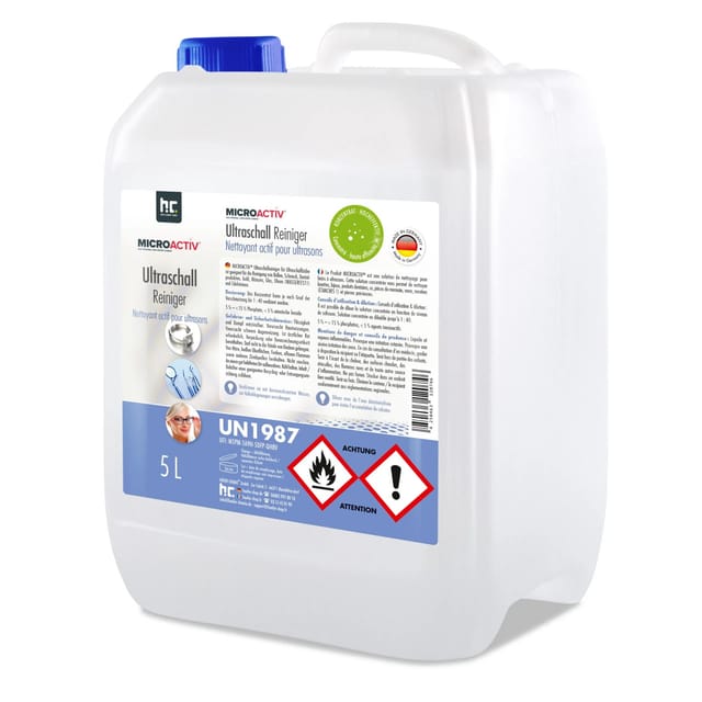 Microactiv Ultraschallreiniger für Ultraschallbad 4 x 5l