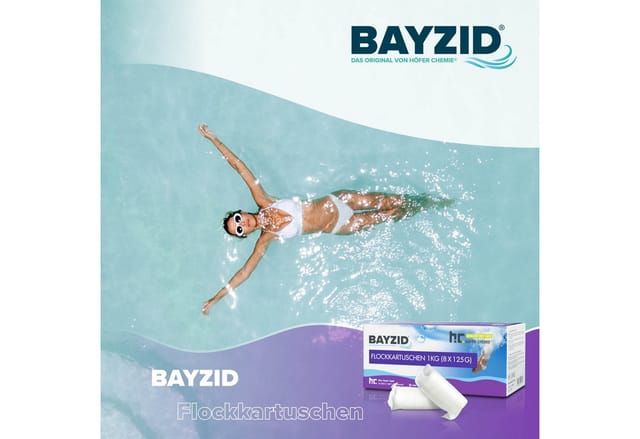 Bayzid Flockkartusche für Pools 2 x 1kg