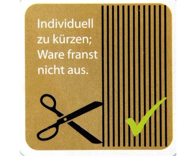 Arsvita Fadenvorhang Fadengardine Gardine Vorhang Prince 90 cm x 250 cm Braun