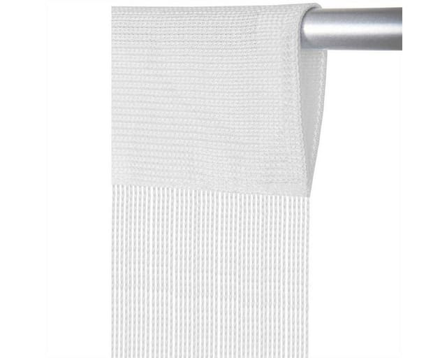 Arsvita Fadenvorhang Fadengardine Gardine Vorhang Prince 90 cm x 250 cm Weiß
