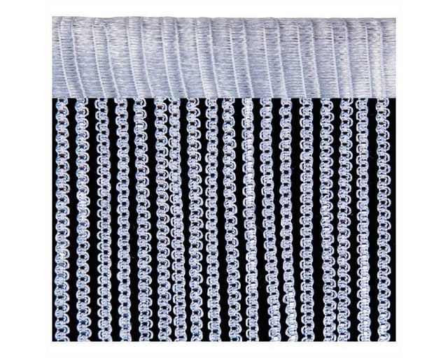 Bestlivings Fadenvorhand Fadengardine Vorhang Gardine Silber 90 cm x 200 cm