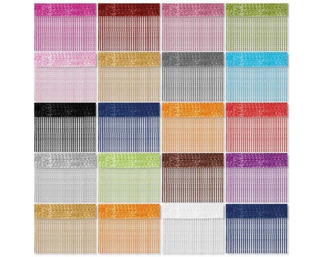 Bestlivings Fadenvorhang Fadengardine Gardine Vorhang 140 cm x 240 cm Anthrazit