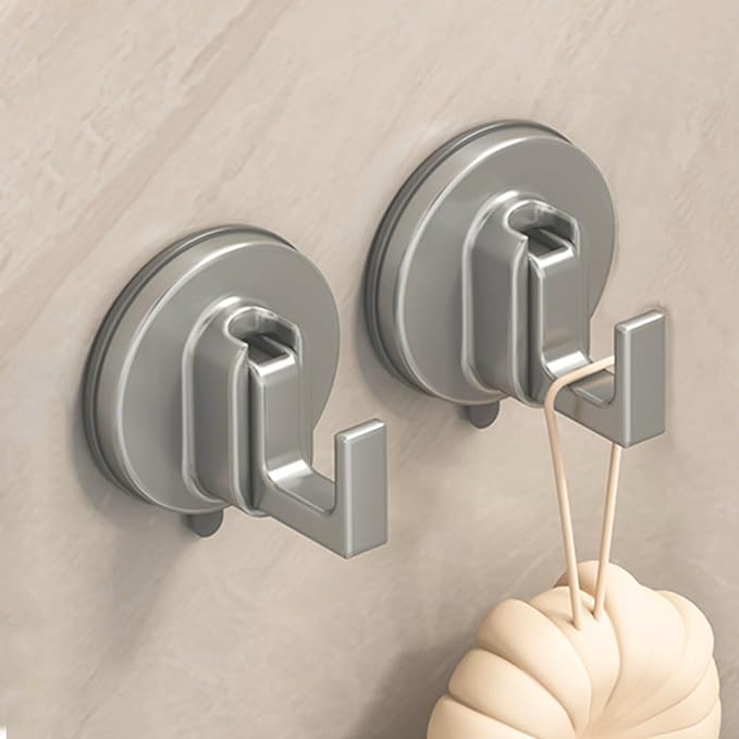 Set Mit 4 Leistungsstarken Saugnapfhaken, Handtuchhalter Für Badezimmer, Wandmontage-saugnapfhaken Für Küche, Dusche, Fenster, Glas